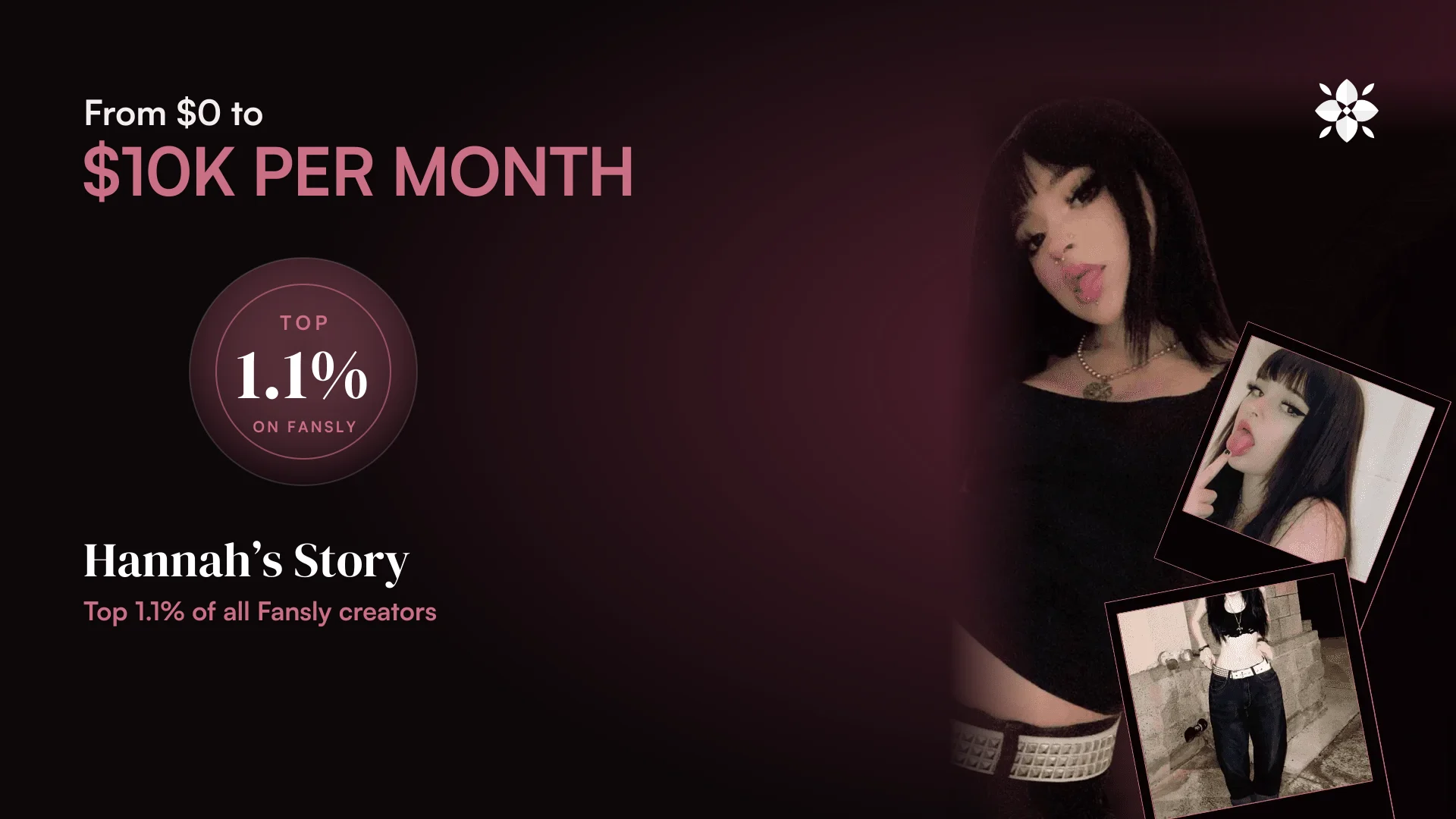 Hannah’s case study video: from $0 to $10K a month on Fansly with Modellaire